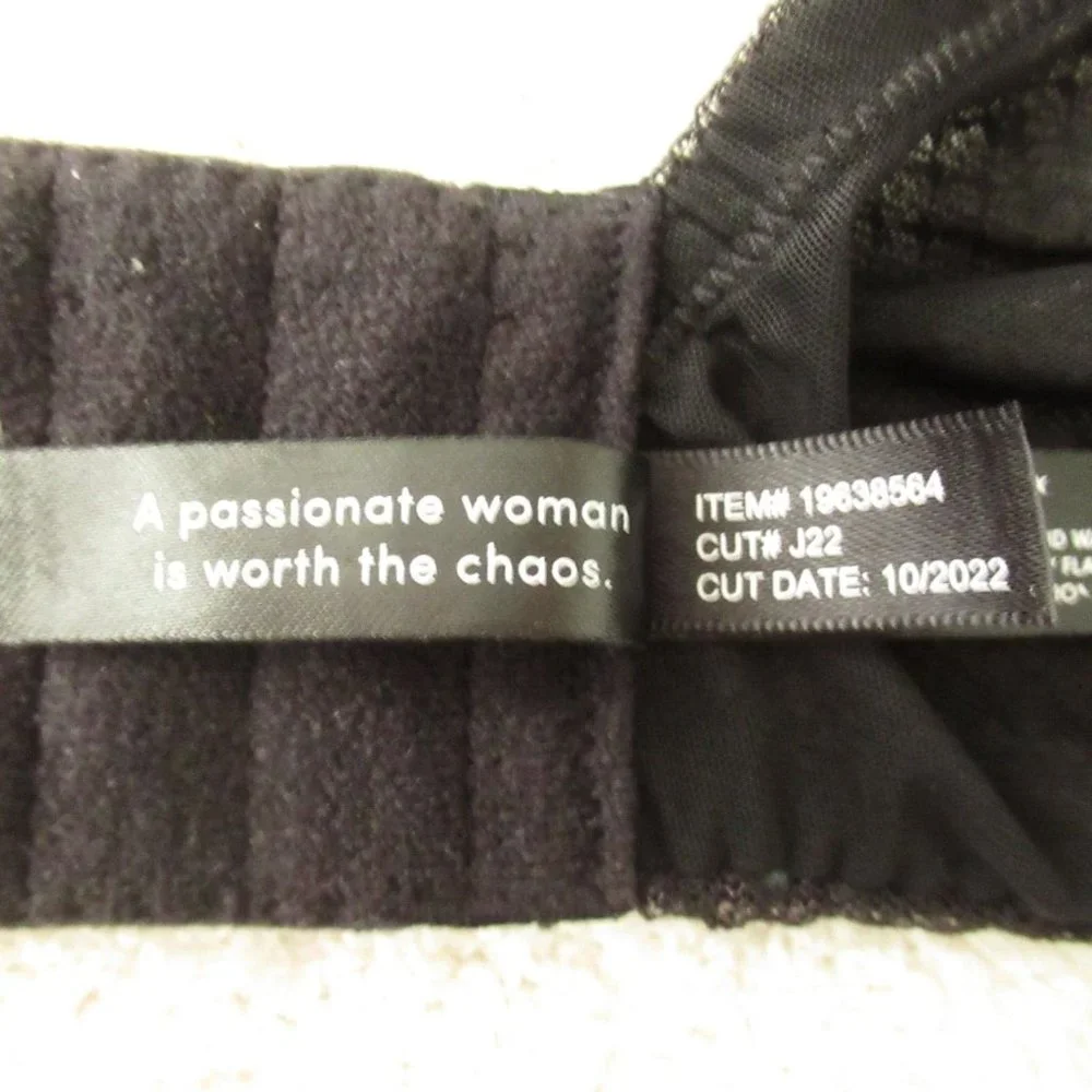 Torrid Curve Bra 40DD Black Blue Polka Dot Underwire Padded Plus Size - Picture 7 of 8